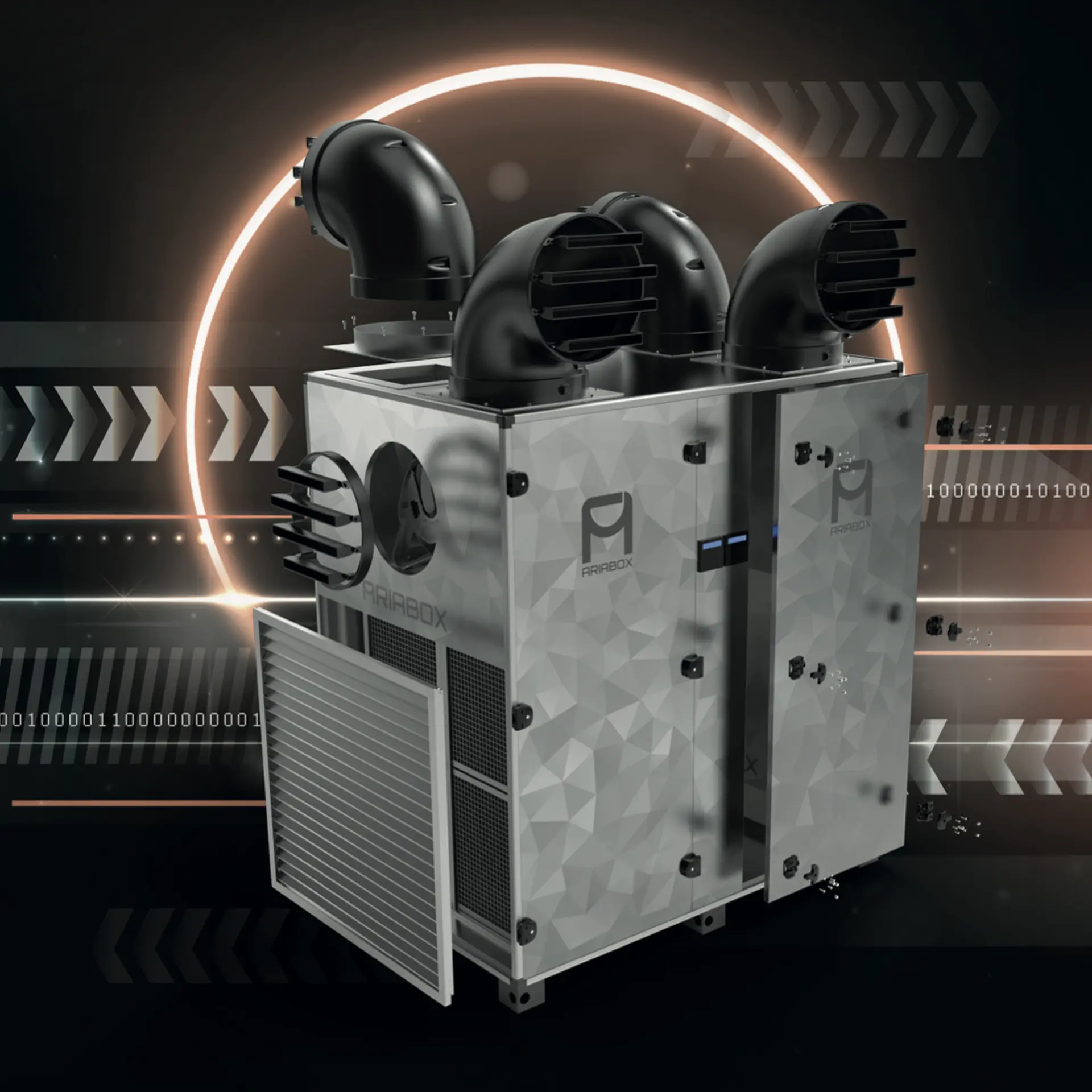 AriaBox soluzione aria calda e fredda ecosostenibile per le imprese - Cm Clima